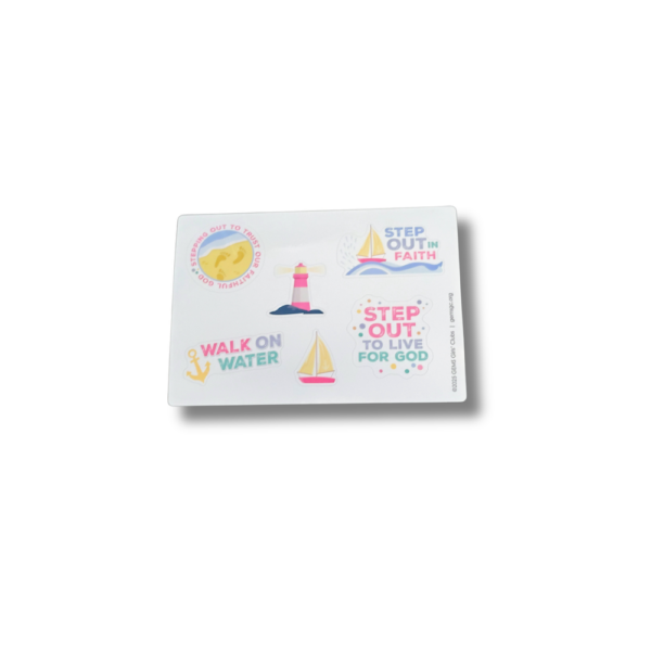 Walk on Water Sticker Sheet (6 Stickers)
