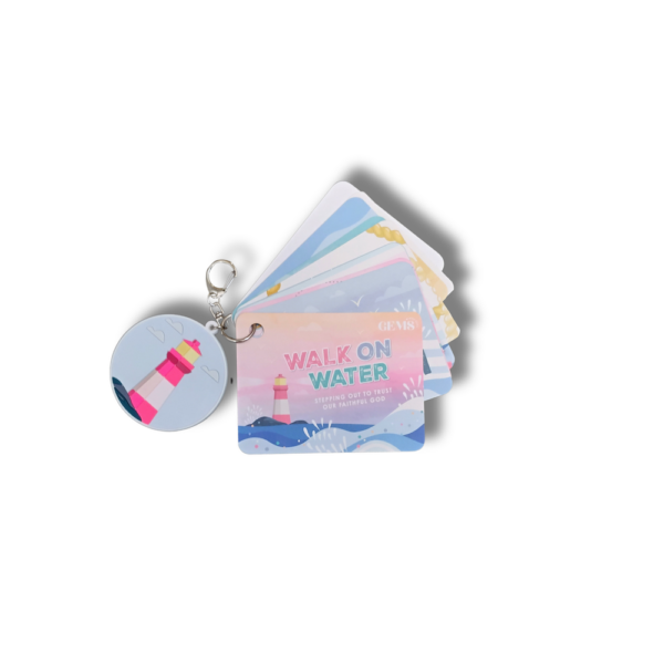 Walk on Water Verse Cards and Keychain