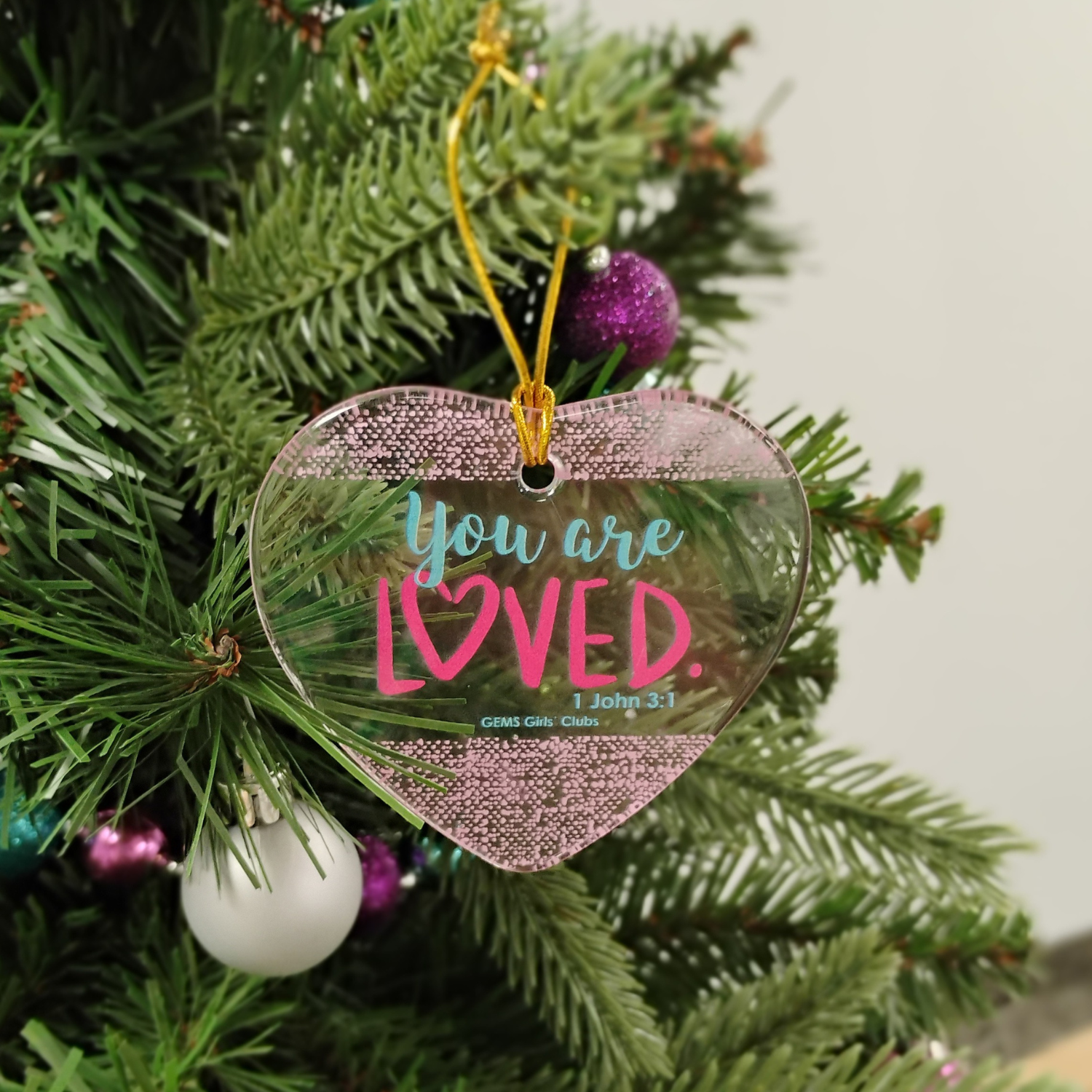 Loved, Accepted & Chosen Trio Sun Catcher Ornaments - Image 5