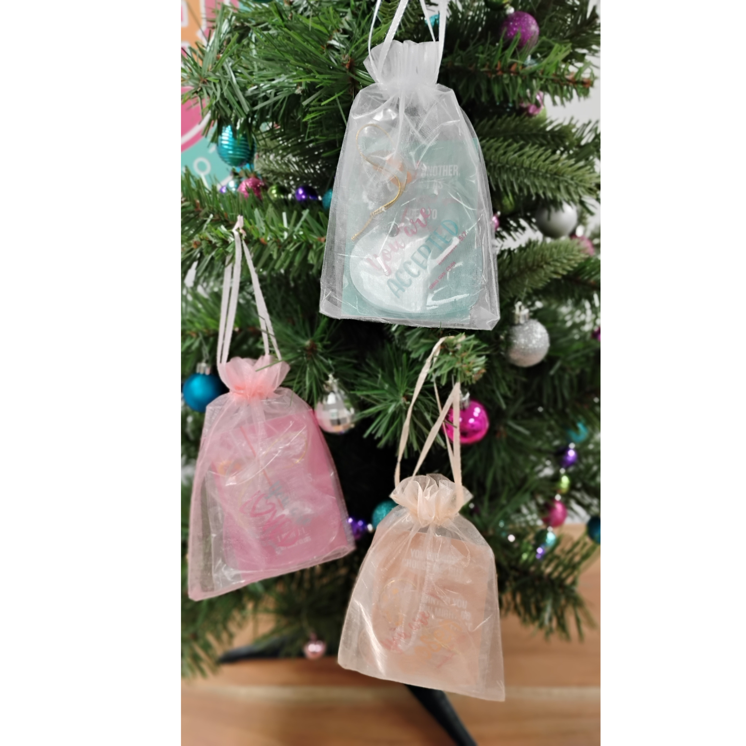 Loved, Accepted & Chosen Trio Sun Catcher Ornaments